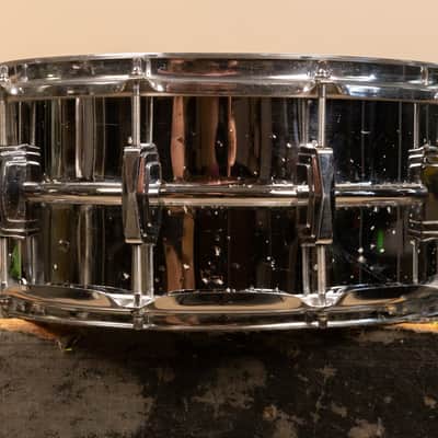 1980s Ludwig 6.5x14 LM402 Supraphonic Snare Drum image 6