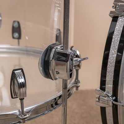Ludwig Vistalite Clear Drum Set 16x22 8x12 9x13 and 16x16 image 8