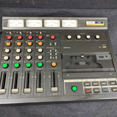 TASCAM Portastudio 144 – Vintage 4 Pistes Couleur Orange, Potards D'origine, Très Propre