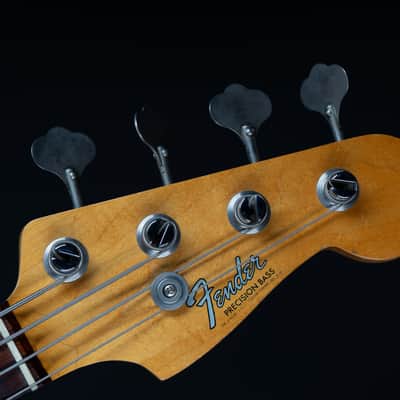 1965 Fender Precision Bass with Rosewood Fretboard - Olympic White image 4