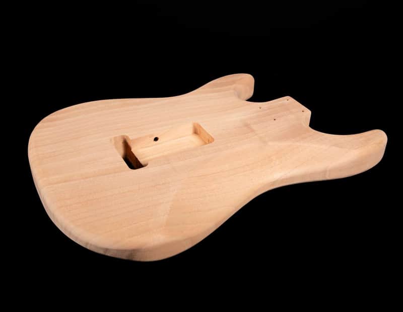 Tone Ninja Strat Body, Mahogany, One Piece Unfinished image 1