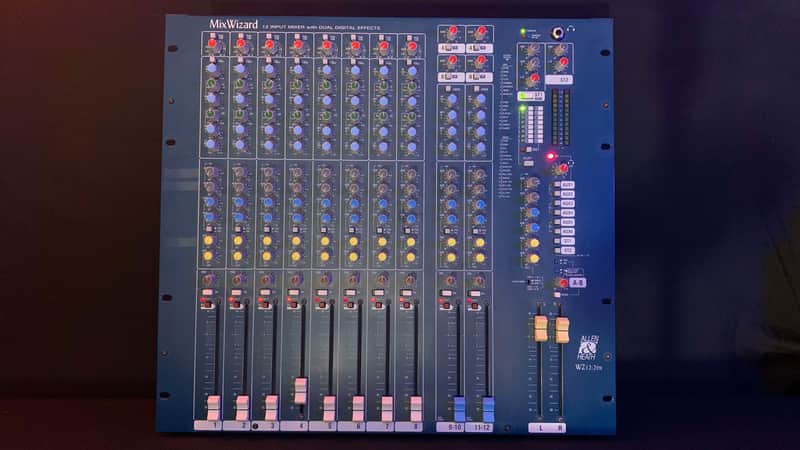 rare Allen & Heath WZ12:2DX Desktop/Rack Console, Mixing Deck, Mixer, Analogue 12 Input Mixer with Digital Effects image 1