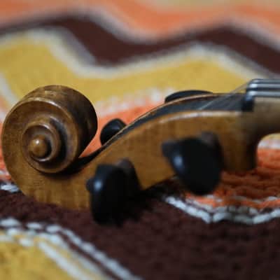 Vintage Violin with Case and Bow image 10
