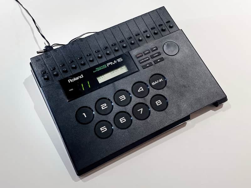 Roland PM-16 Vintage Drum Pad-Midi Interface 1980's image 1
