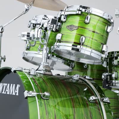 Tama WBST10R-LSO Starclassic Walnut/Birch Lacquer Rack Tom 10 - Lacquer Shamrock Oyster image 6