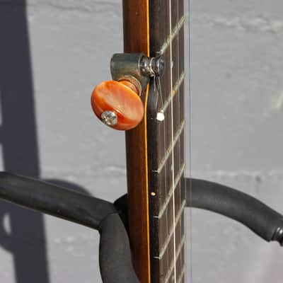 Ome Flora 12" Walnut Open Back Banjo & Case image 10