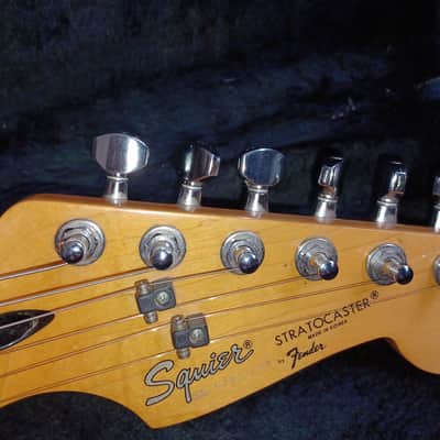 Squier  Stratocaster  1987 Korea by Young Chan - Lake placid blue image 5