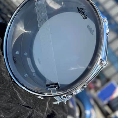Ludwig LB417 Black Beauty 6.5x14" 10-Lug Brass Snare Drum 1994 - Present - Black Nickel-Plated image 5