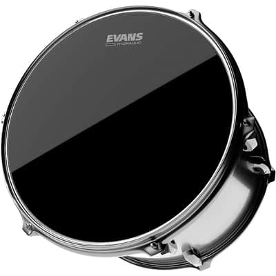 Evans Hydraulic Black Tom Batter Drum Head  20 IN image 3