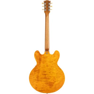 Gibson ES-335 Figured Sem-Hollow Electric Guitar - Honey Amber image 9