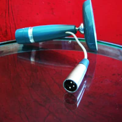 Vintage 1960's Lafayette PA-104 dynamic microphone w stand & cable Calrad Lafayette prop display # 1 image 9