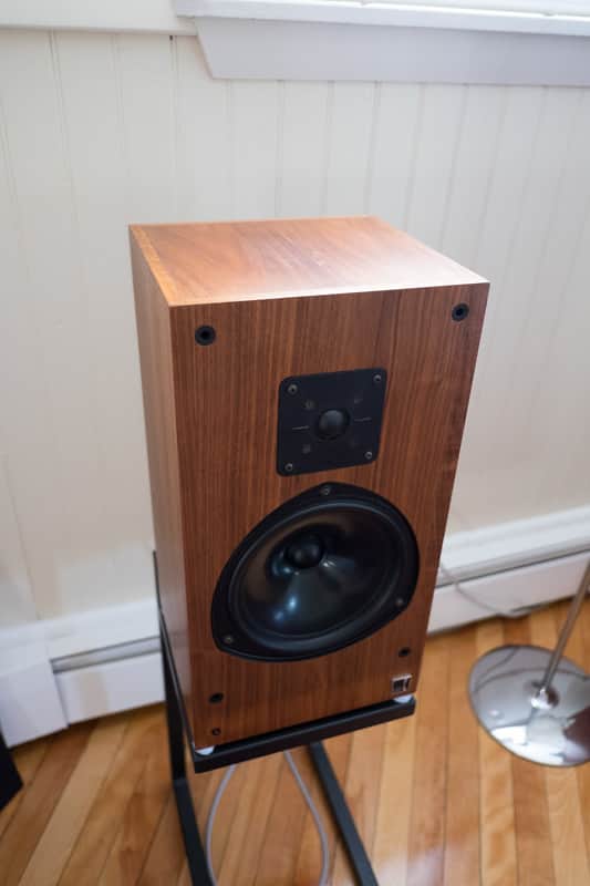 Kef Reference 103.2 Speakers with stands - Cherry image 1