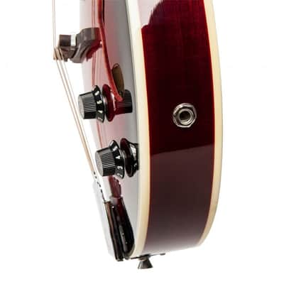 Stagg M50 E BLK A Style Nato Top & Neck 8-String Acoustic-Electric Bluegrass MandolinA Style Nato Top & Neck 8-String Acoustic-Electric Bluegrass Mandolin image 3
