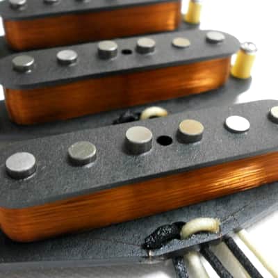 Stratocaster 1954 Pickups VINTAGE CORRECT Alnico III A3 Set HandWound Fits 50s Fender Strat 1950s 54 55 56 Q image 3