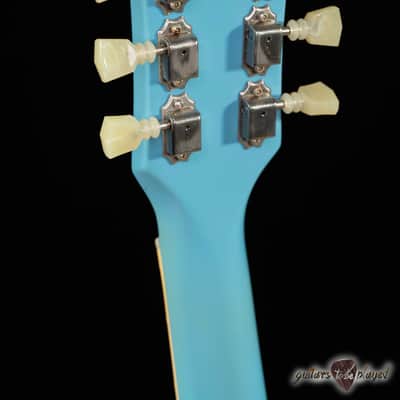 2016 Gibson Custom Shop Memphis 1964 ES-345 VOS w/ Case – Frost Blue image 6