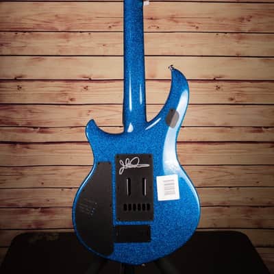Ernie Ball Music Man Majesty Marine Blue Sparkle Limited Edition 6-String (Signed By Petrucci) 2018 image 3