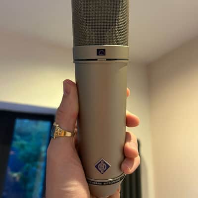 Neumann U 87 Ai Large Diaphragm Multipattern Condenser Microphone - Present - Nickel with Shock Mount image 3