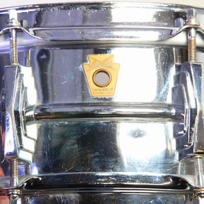 LUDWIG Early '60s No. 410 14x5 Supersensitive C.O.B. '60s Ludwig Snare Drum (07/20) image 6