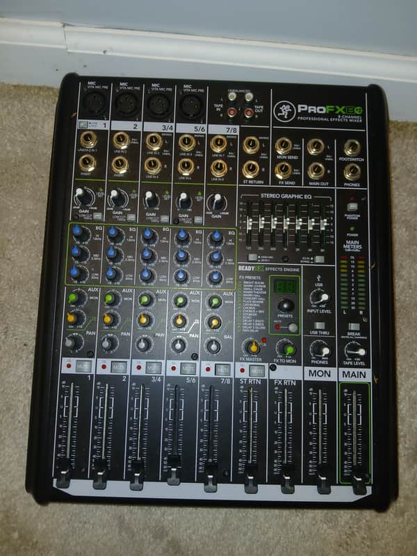 Mackie Pro FX8 V2 8 Channel Mixer with Effects Mechanics Special Needs Work image 1