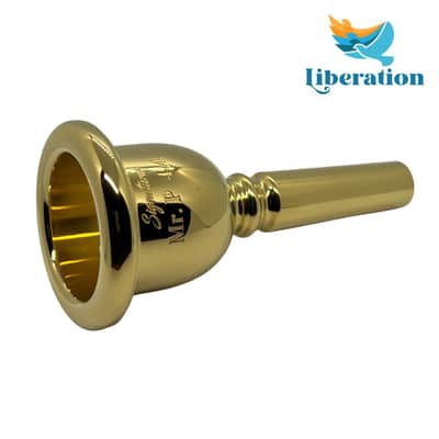 Liberation Mr. P 4.4 Signature Tuba Mouthpiece-Standard / Gold image 7