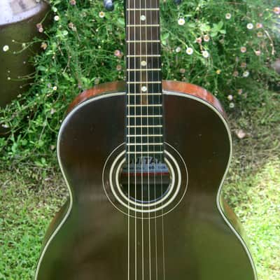 Yamaha Nippon Gakki Dynamic Guitar No.10B Red Label 1961 Maroon+Original Semi Hrad Case image 4