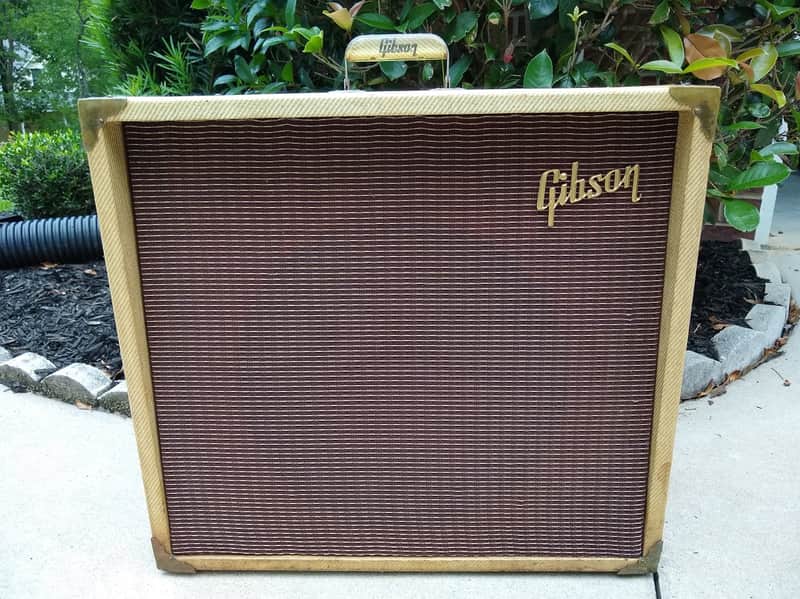 Vintage 1960 Gibson GA-80 Vari-Tone Amp - Tweed - Very Rare image 1