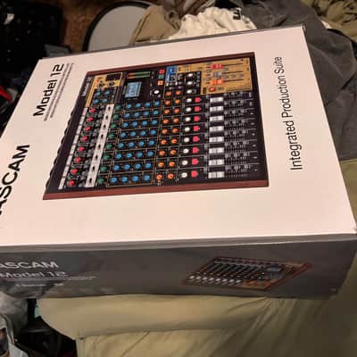 TASCAM Model 12 Multitrack Recorder / Mixer / USB Interface 2020 - Present - Black with Wood Cheeks image 4