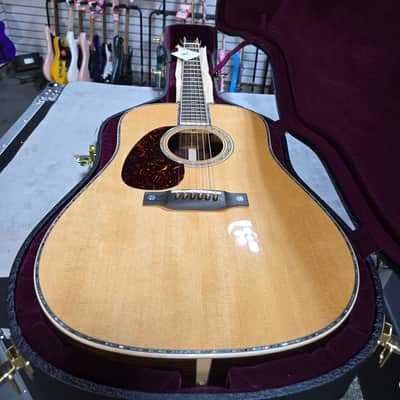 Martin D-42L Modern Deluxe Acoustic Guitar - Natural w/OHSC & PLEK*D #556 image 15