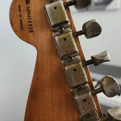 Vintage Fender MIM Stratocaster Black 1994 Custom image 5