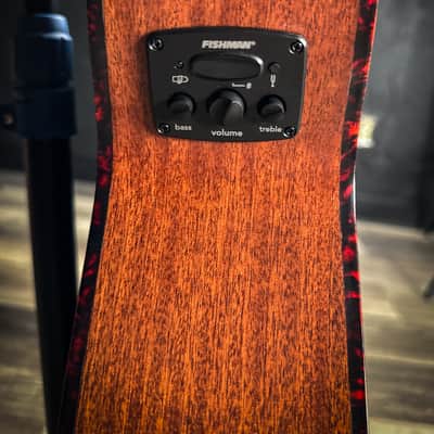 Fender CC-60SCE Limited Edition Acoustic/Electric Guitar - Satin Aged Cognac Burst image 4