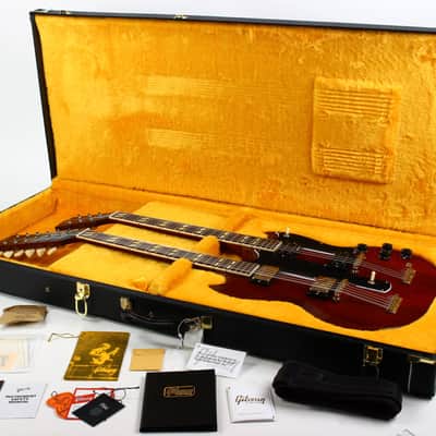 2025 Gibson Custom Shop JIMMY PAGE EDS-1275 Double Neck 1969 Reissue Cherry Signature Model image 2