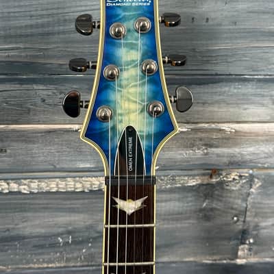 Schecter Omen Extreme-6 - Ocean Blue Burst image 7