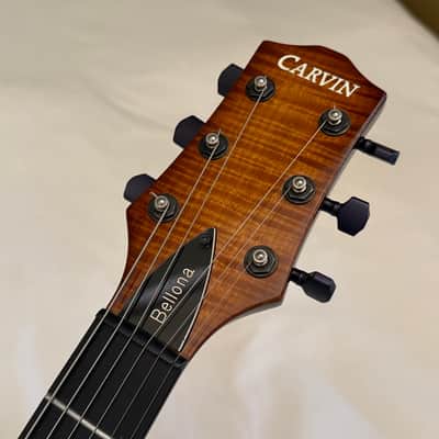 Carvin AE-185 Acoustic/Electric "Hybrid" Semi-Hollow Body - Flame Maple - Made in USA - Free Pro Setup image 15