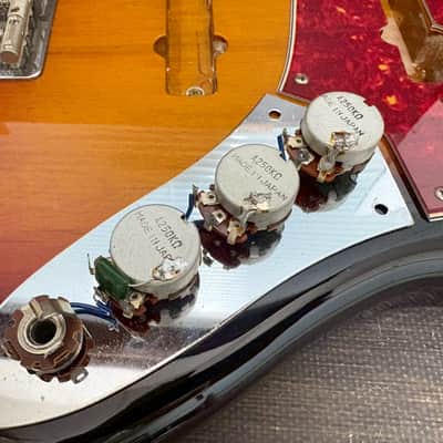 1997-99 Fender Japan JB62-US Jazz Bass Body Alder Sunburst MIJ Excellent+ image 5