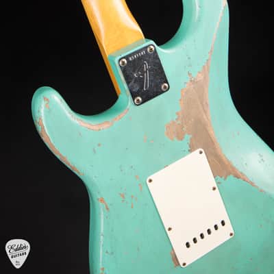 Fender Custom Shop Masterbuilt 1969 Stratocaster Relic - Sea Foam Green image 12