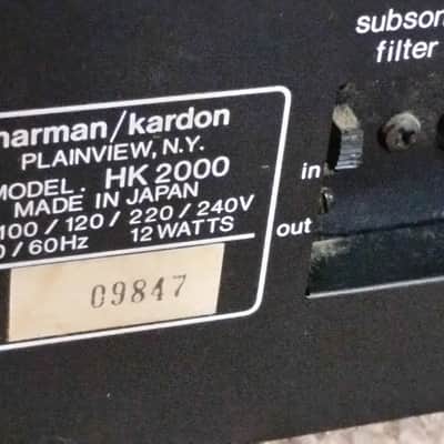 Harman Kardon HK-2000 1970 Antique Silver Case image 5