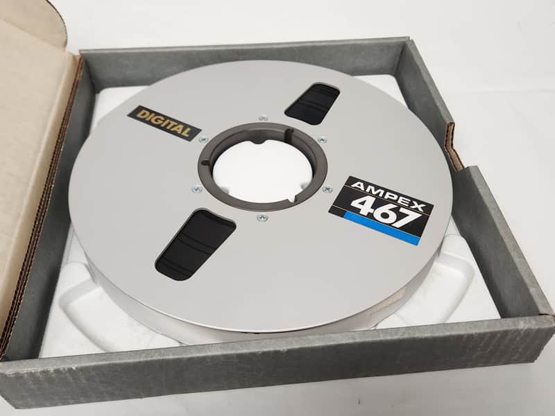 Ampex 467 1" x 4500ft x 10.5" digital audio reel to reel recording tape image 1