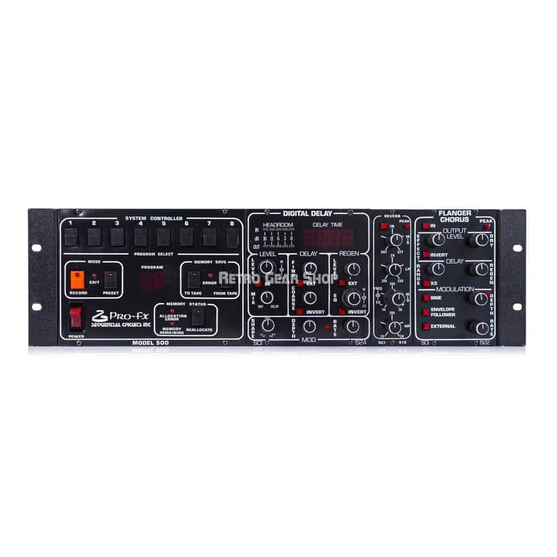 Sequential Circuits Pro-FX Model 500 Rare Vintage Digital Delay Reverb Flanger image 1