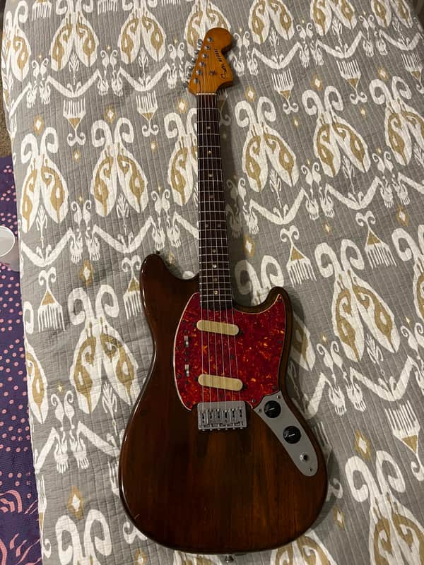 Fender Mustang Guitar with Rosewood Fretboard 1966 image 1