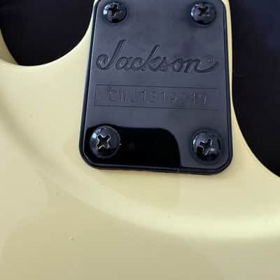 Jackson JS32 Dinky (Custom Cream Refinish) w/ Upgraded Seymour Duncans image 6