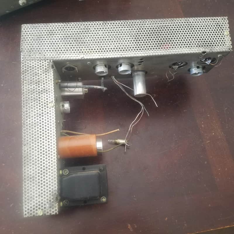 Ampex A-122 Tube Preamp project and case Stereo 1959 Grey Steel image 1