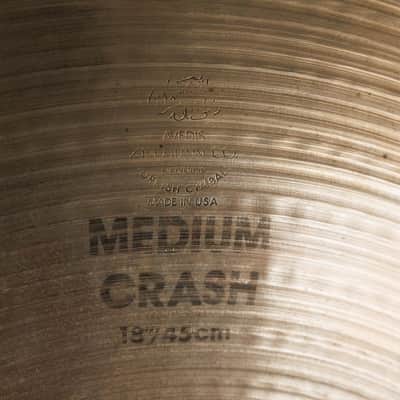 Zildjian A 18" CO Stamp Medium Crash Cymbal 1776g image 3