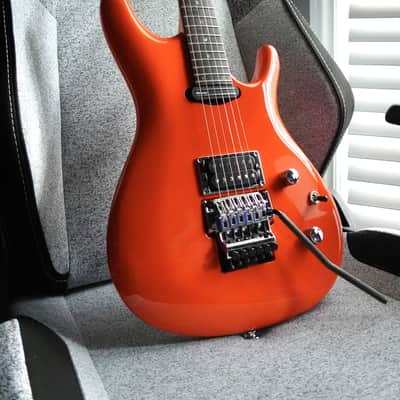 Ibanez MIJ Joe Satriani JS2410 - Muscle Car Orange image 10