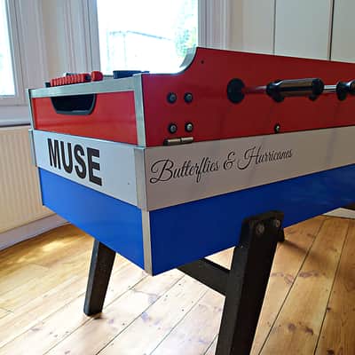 MUSE signed memorablia : Garlando Football Table 70's Red ,White and Blue image 4