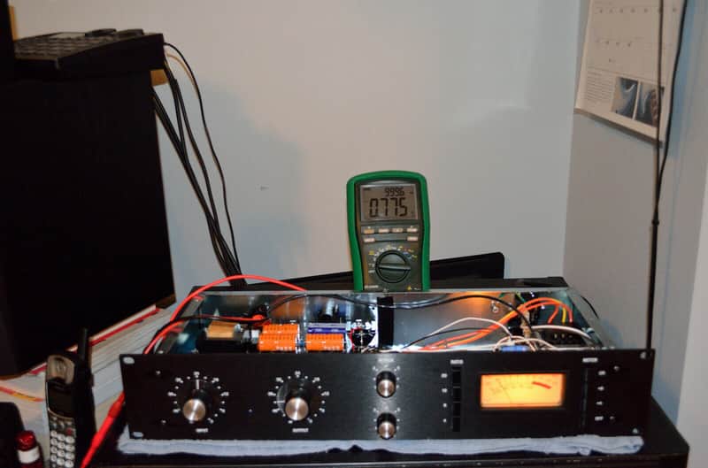 Hairball Audio 1176 FET Rack Compressor Rev D 2025 Black Brushed