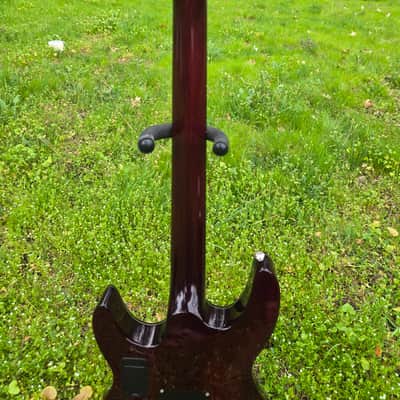 DBZ Barchetta Eminence series Floyd Rose flame Maple top translucent black cherries 7.5 lb 2011 - Translucent black cherry image 5