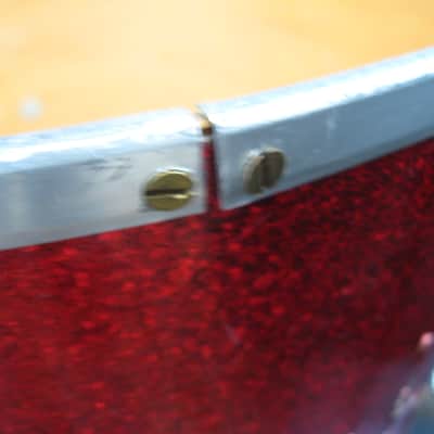 Ludwig 12X16" Concert Tom Late 70's - Red Sparkle image 9