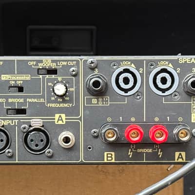 Yamaha P2500S Power Amplifier 2010s - Blue / Silver image 2