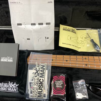 Ernie Ball Music Man StingRay Special 5 H with Roasted Maple Fretboard 2018 - Present - Black image 14