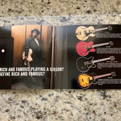Gibson Catalog 2001 Les Paul Standard Custom Classic Studio Flying V SG Supreme Special Junior ES-175 335 B.B King 135 Explorer Firebird Double Neck Chet Atkins Thunderbird image 5
